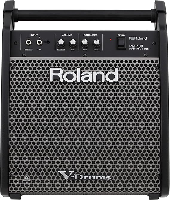 Roland PM-100 Compact Electronic V-Drum Set Monitor, 80-Watt