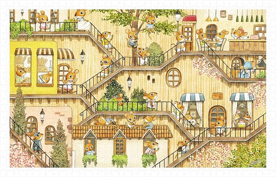 Pintoo Jigsaw Puzzles 1000 Piece for Adults - SMART - The Tree House Beautiful Plastic Puzzle for Home Decor Zero Dust Easy Storage [H2862]