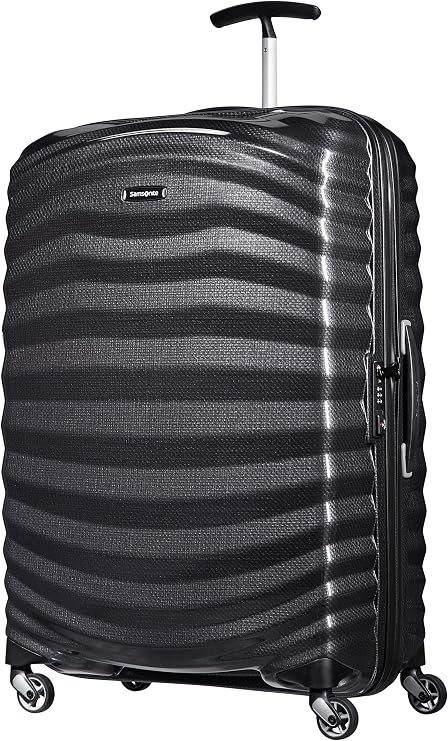 Samsonite Lite -Shock - Spinner L Suitcase, 75 cm, 98.5 l, Black (Black)