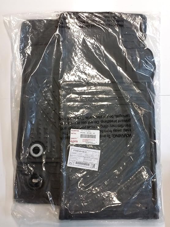 PT206-60120-41 OEM Lexus LX570 Brown All Weather Floor Mat Set