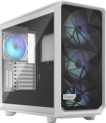 Fractal Design Meshify 2 White TG Clear Tint - RGB