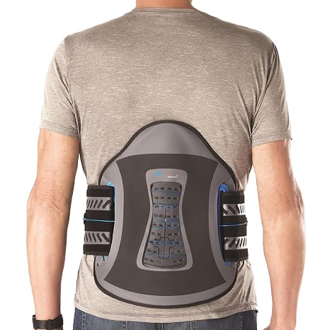 Ovation Medical Nu-Form Universal Lower Back Brace - LSO Back Brace with Adjustable Closure - Lumbar Support Belt for Strains, Spondylolisthesis & Sciatica Pain Relief - Back Brace for Lower Back Pain
